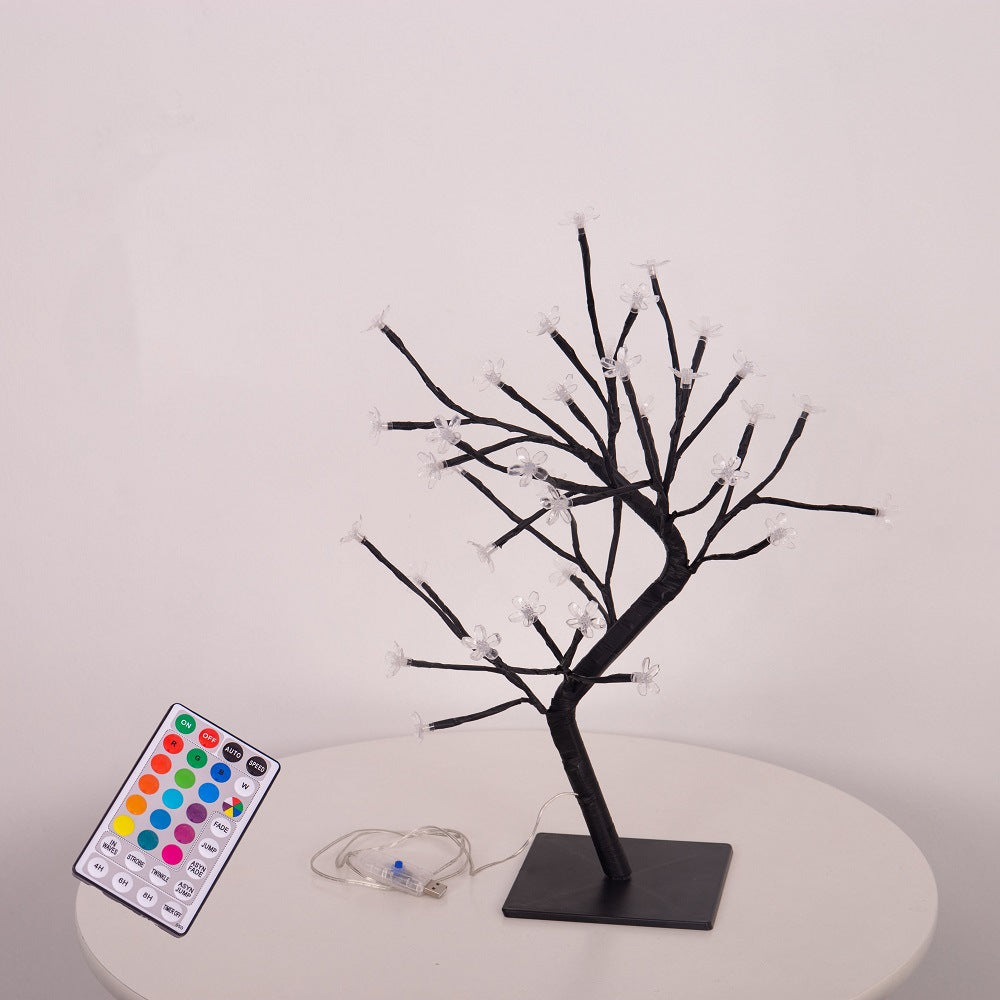 Cherry Blossom Tree Lamp — 16-Colour LED Glow Light