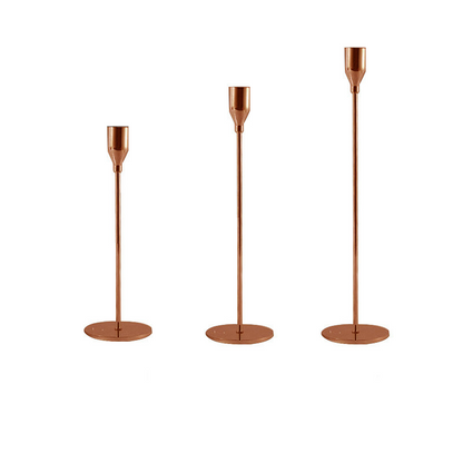 Elegant Wrought Iron Candle Holder — Decorative Metal Centrepiece