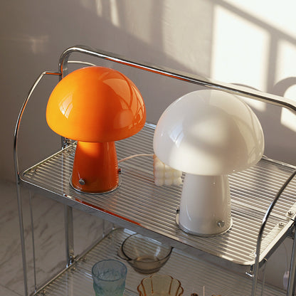 Mushroom Table Lamp — Nordic Glass Ambient Light