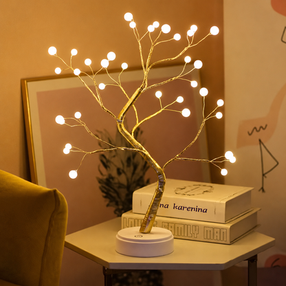 Copper Wire Tree Light — Warm Ambient Glow Lamp