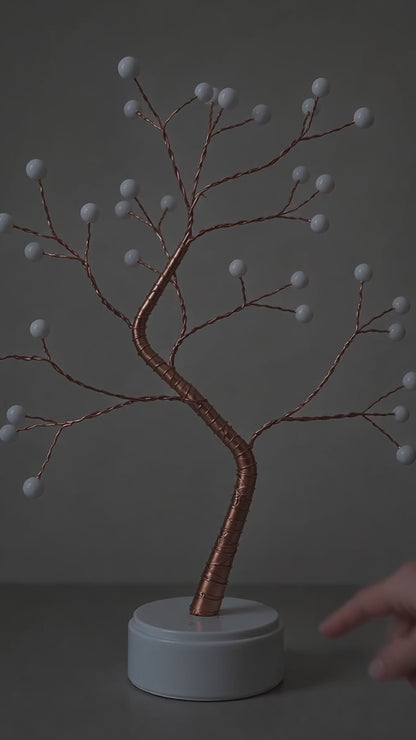 Copper Wire Tree Light — Warm Ambient Glow Lamp
