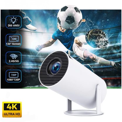 CineDream HD Smart Projector — Portable Home Cinema with Free Wireless Earbuds