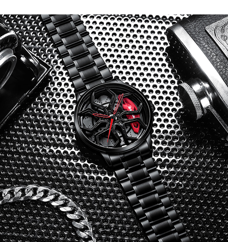BARENIO CAR RIM WATCH - LUXURY CAR EDITION (BUY 2 GET 1 FREE)