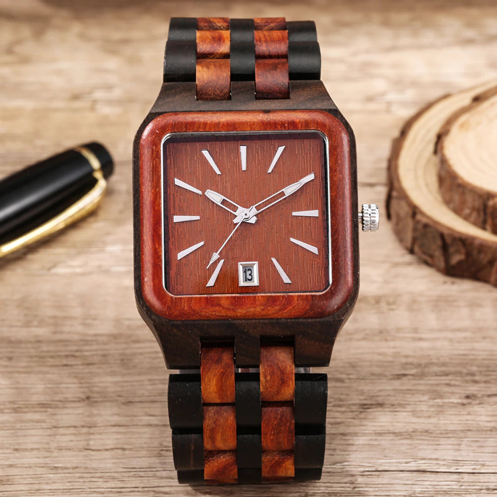 Barenio RAINBOW WOODEN WATCH