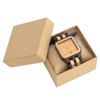 Barenio RAINBOW WOODEN WATCH