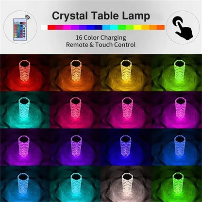 LED Crystal Table Lamp 