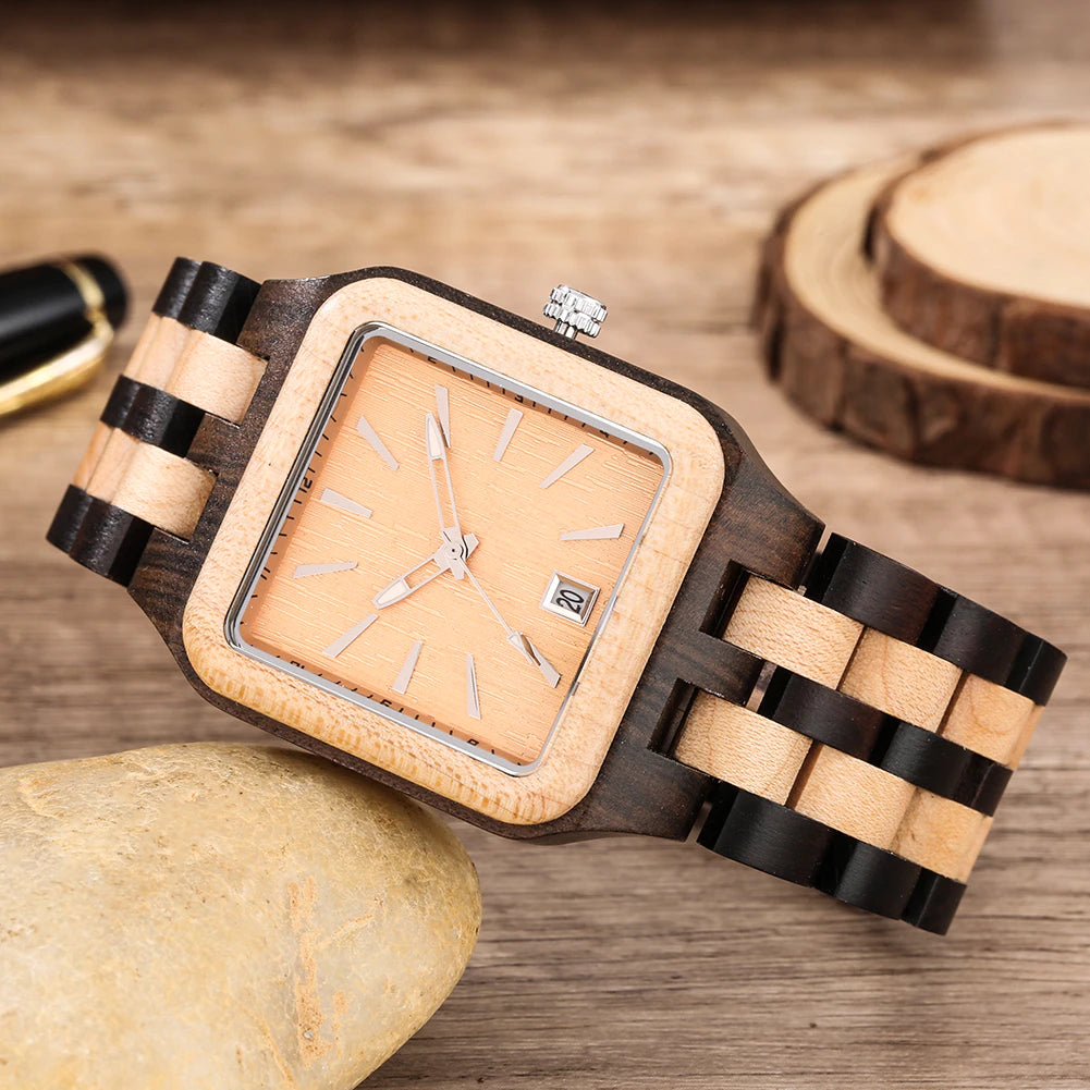 Barenio RAINBOW WOODEN WATCH